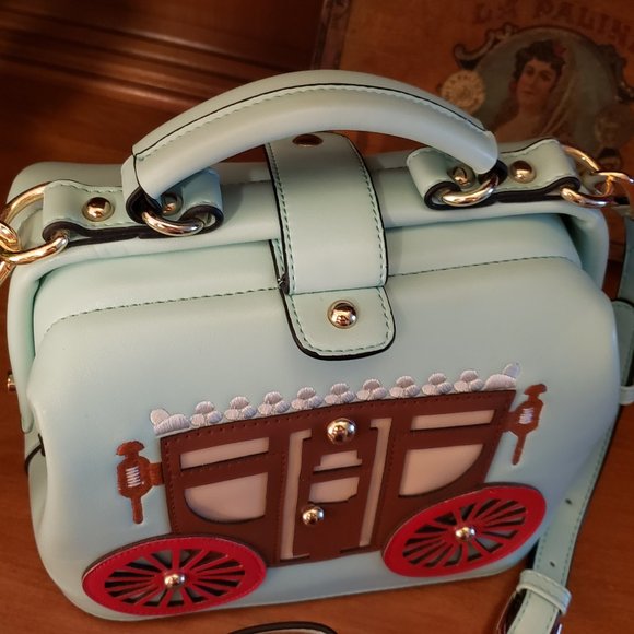 Amazing Carriage-Applique Shoulder/Hand Bag - Picture 11 of 12